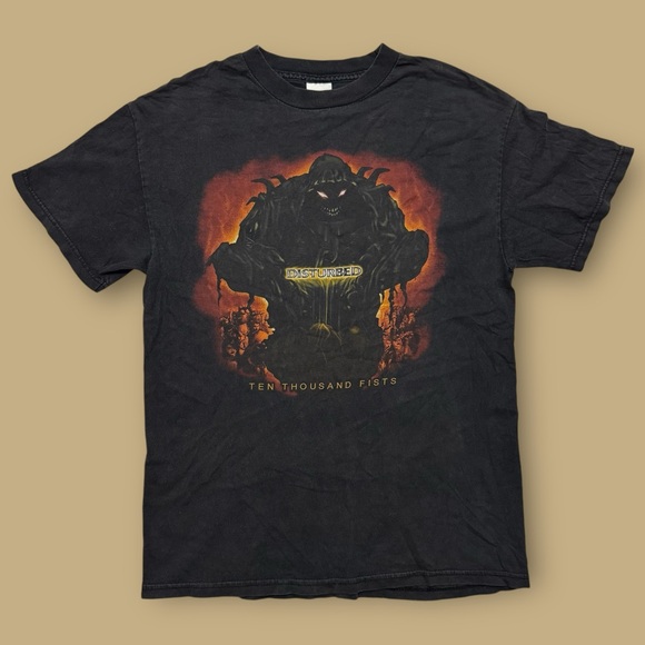 Vintage Other - Vintage Disturbed Ten Thousand Fist Tee